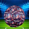 Custom Name Personalized Atletico Madrid Print Size 5 Soccer Ball Training & Match Football, for Team, Kicking, Gift for Football Enthusiasts