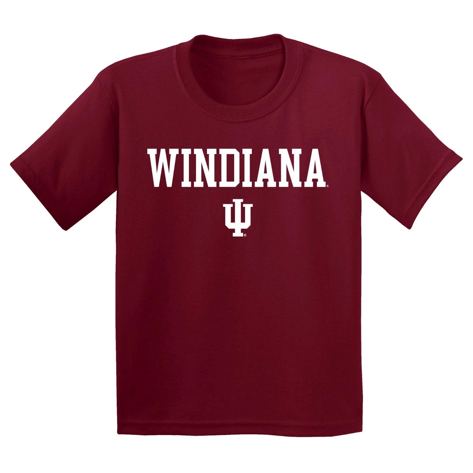 WINdiana Block Youth T-Shirt - Cardinal 3XL