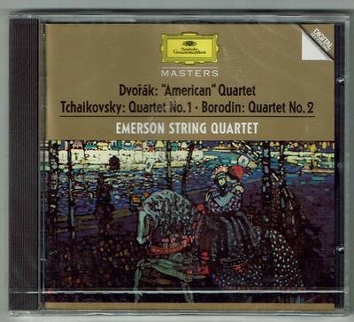 CD EMERSON STRING QUARTET  DVORAK STRING QUARTETS NO.12 4455512 Deutsche Grammo 1986 Japan ObiClassical Used
