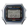 Casio Relógio unissex vintage digital smartphone link aço inoxidável quartzo ABL-100WE-1A