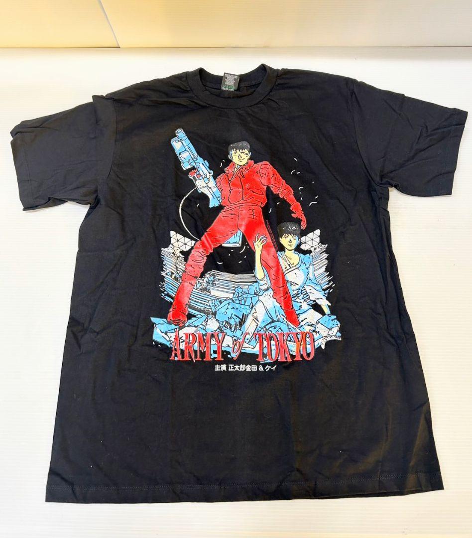

[USED] Akira Short Sleeve T-Shirt, Black, XL, Anime Character Print
