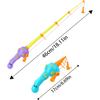 Fishing Bath Toy for Kids, Magnetic Fishing Rod with Sea Animal Handle, Expandable Bath Toy for Toddlers