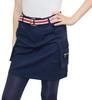 7555 NV 3L Stretch Underpants Cargo Skirt Navy Del Sol Golf Skirt Women's