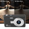 Portable Digital Camera 12MP 1080P Digital Camera 2.4in Screen 16X Zoom Auto Focus Digital Camera for Student Vlog
