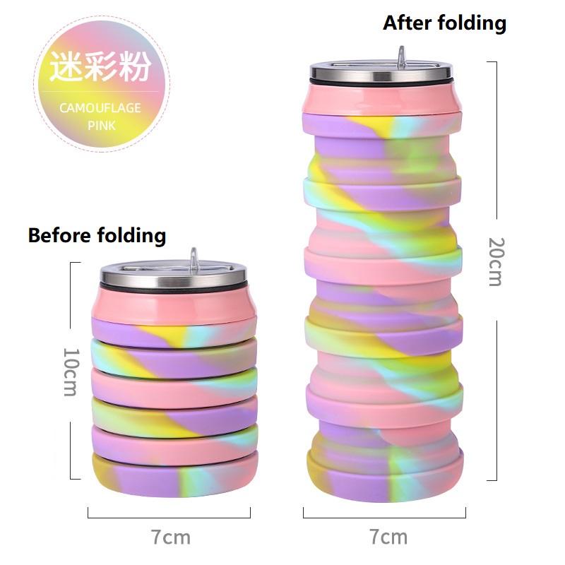 480Ml Soft Water Bottle Running Flask Gourde Running Silicone Water Bottle Soft Flask Ydsh03