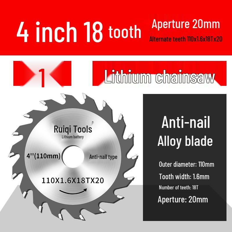 Woodworking Circular Saw Blade - 4 to 10 Inch for Angle Grinder & Hand Grinder