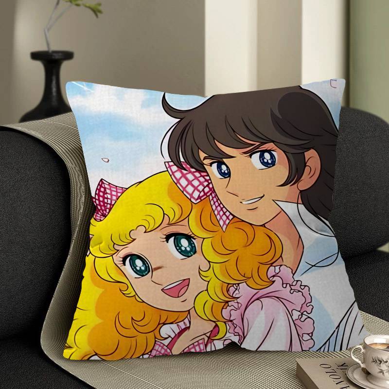 Classic Anime C-Candy C-Candy Pillow Cushion Cover Pillowcase Living Room Sofa Home Decor Customized