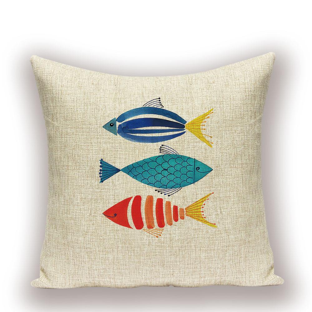 Nordic Home Decoration Throw Pillow Fish Cushion Covers High Quality Decorative Pillows Custom Pillowcase On Pillows