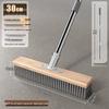OIMG Long Handle Floor Scrub Brush with Steel Bristles