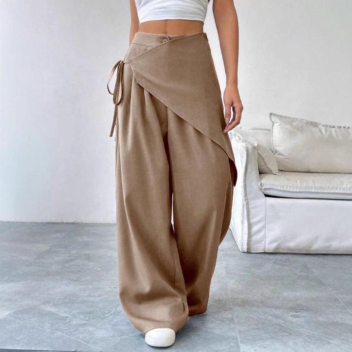 2026 Women's European & American Loose Slimming Wide-Leg Suit Pants