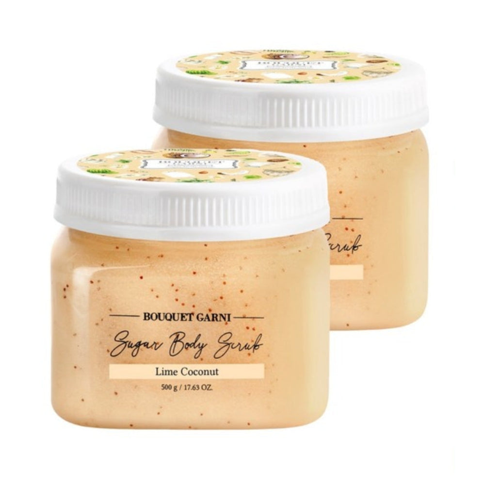 Bouquet Garni Lime Coconut Body Scrub 500g*1Pc/2Pcs