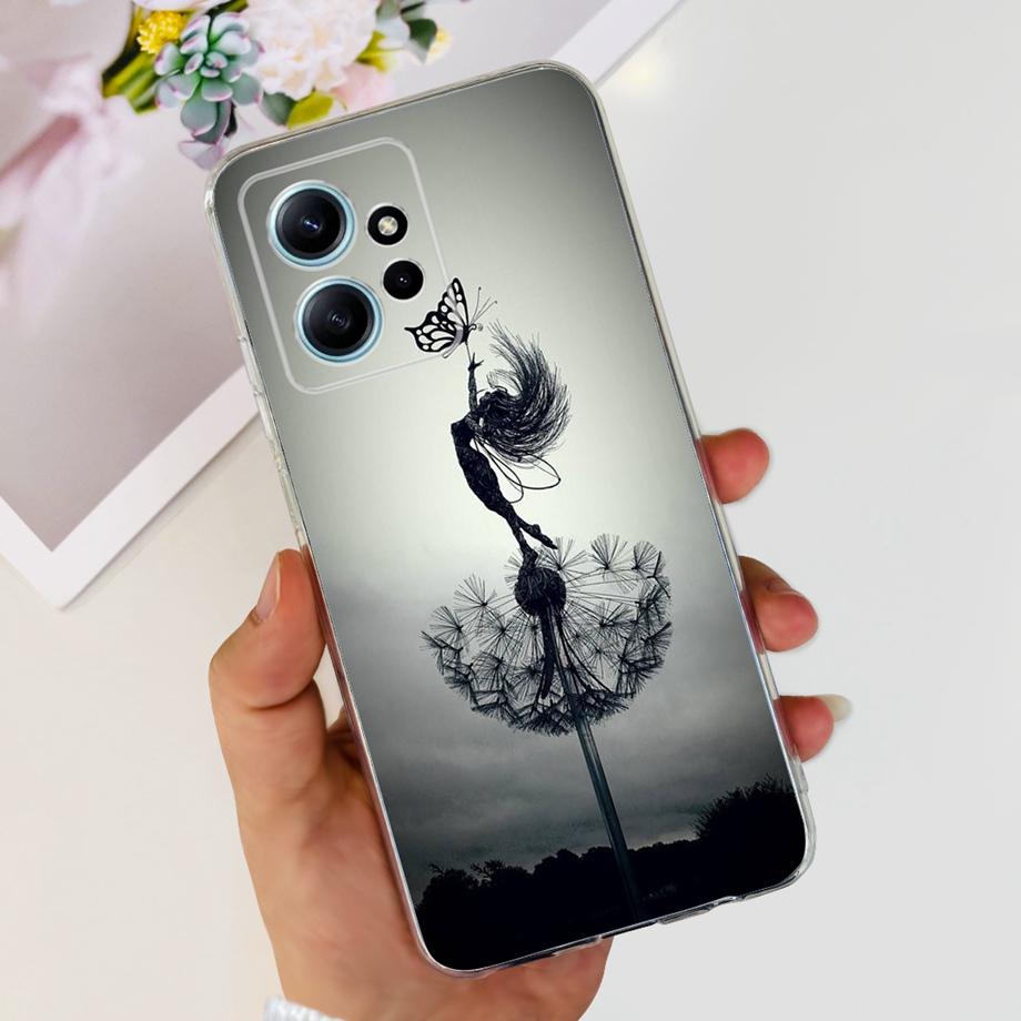 For Xiaomi Redmi Note 12 Pro 4G 5G Note 12s 12r Back Cover Phone Case Soft Clear Silicone Shockproof Protection Funda Coque Capa