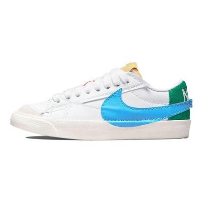 Zapatillas Mujer Blazer Low 77 Jumbo Mismatch Blanco Malaquita DQ1470-100