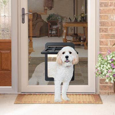 Pet -Closing Lockable Flap Door with Locking Function Window and Porch Use