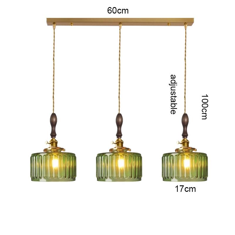 Vintage Creative Glass Metal Pendant Lights Fixture Retro Loft Style Bar Restaurant Kitchen Room Indoor Hanging Lamp Luminaire