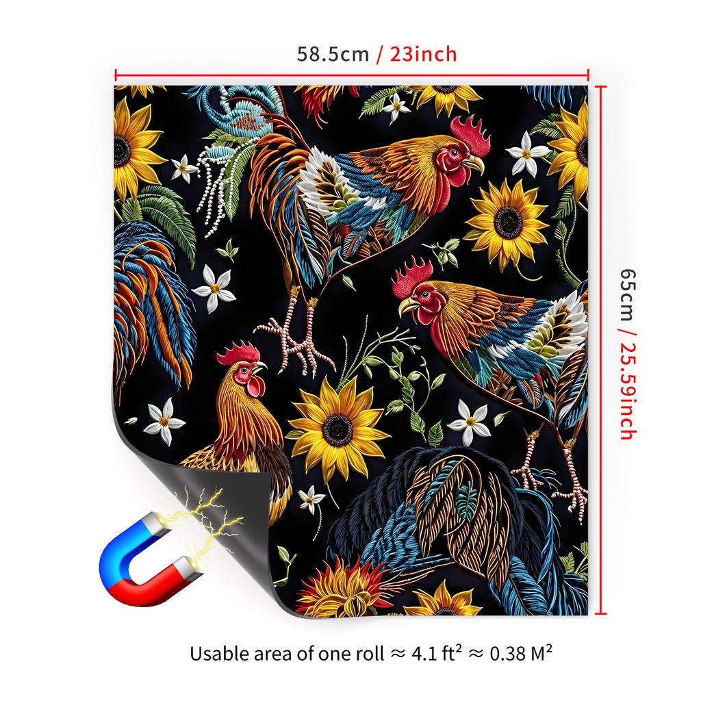 65X58.5Cm Household Dishwasher Magnetic Sticker Kitchen Home Refrigerator Magnetic Sticker