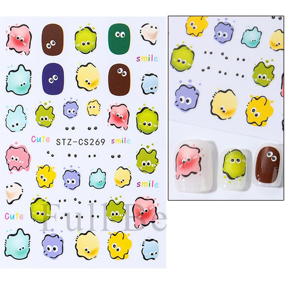 

Наклейка для ногтей с подсолнухом и наклейка с цветком и листом дерева, зеленый простой летний слайдер для маникюра, дизайн ногтей, водяные знаки