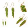 Alloy Leaf Dangle Earrings Fern Leaf Drop Earrings New Plant Pendant Earrings  Wome Daily Wear