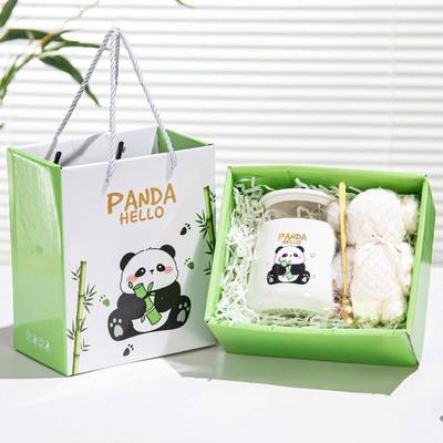 Panda-Bauch Keramiktasse Geschenkset