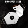 2PCS Watermelon Light Mount Brackets Stainless Steel Truck Trailer RV Campers Bus Mirror Turn Signal Angled Bracket Holder