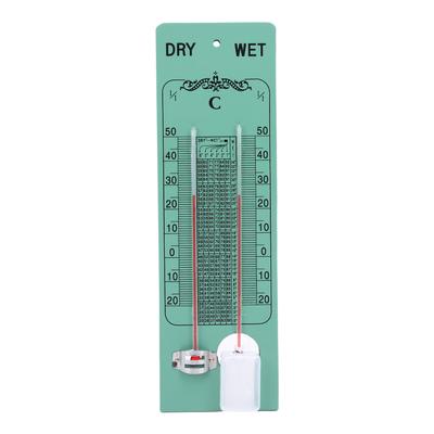 Maritimes Psychrometer Hohe Genauigkeit Holz-Kunststoff-Verbund Boot Feucht-Trockenkugelthermometer Hygrometer