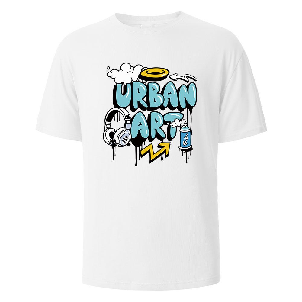 

Urban Art Steetwear Printing Tshirt For Men 100Cotton Summer Breathable Tops Oneck Oversize Tees ShortSteeved Mens Clothing S