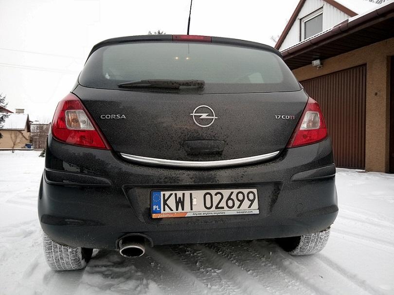 Opel Corsa D 06- Chrome Trim for the Tailgate