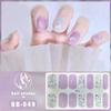 Three-dimensional waterproof no-bake gel nail polish film full sticker, spring and summer nail art film paper nail film paper