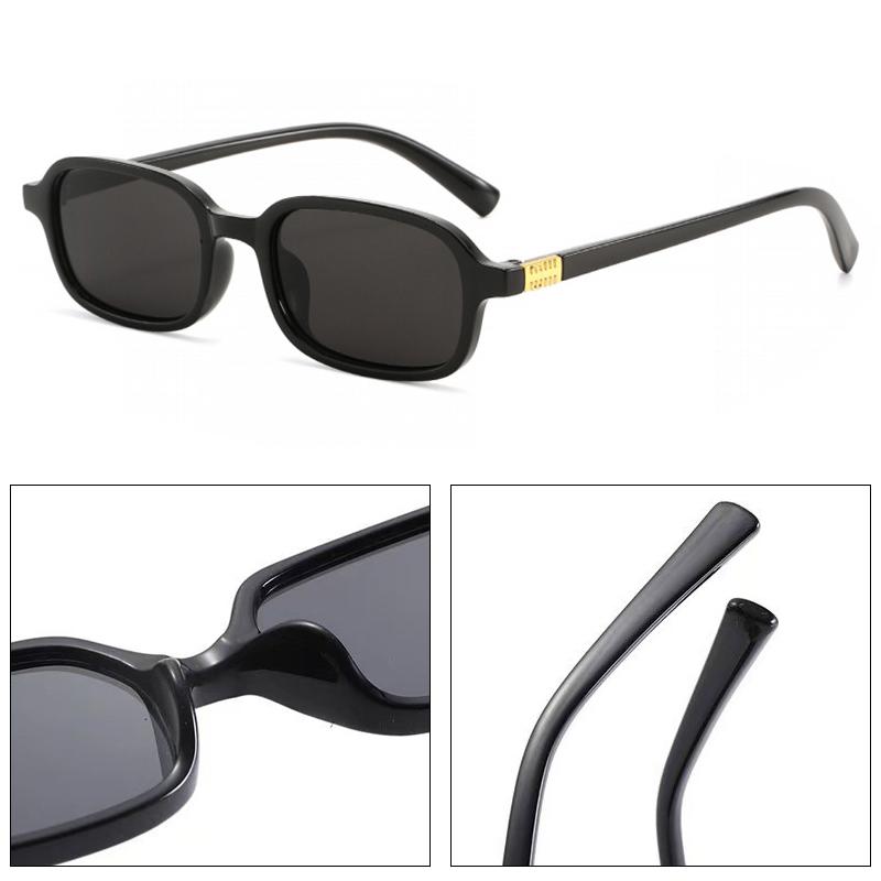 Xiaomi Women Retro Small Rectangle UV400 Sunglasses Metal Logo Decor Slim Frame Fashion Driving Shades
