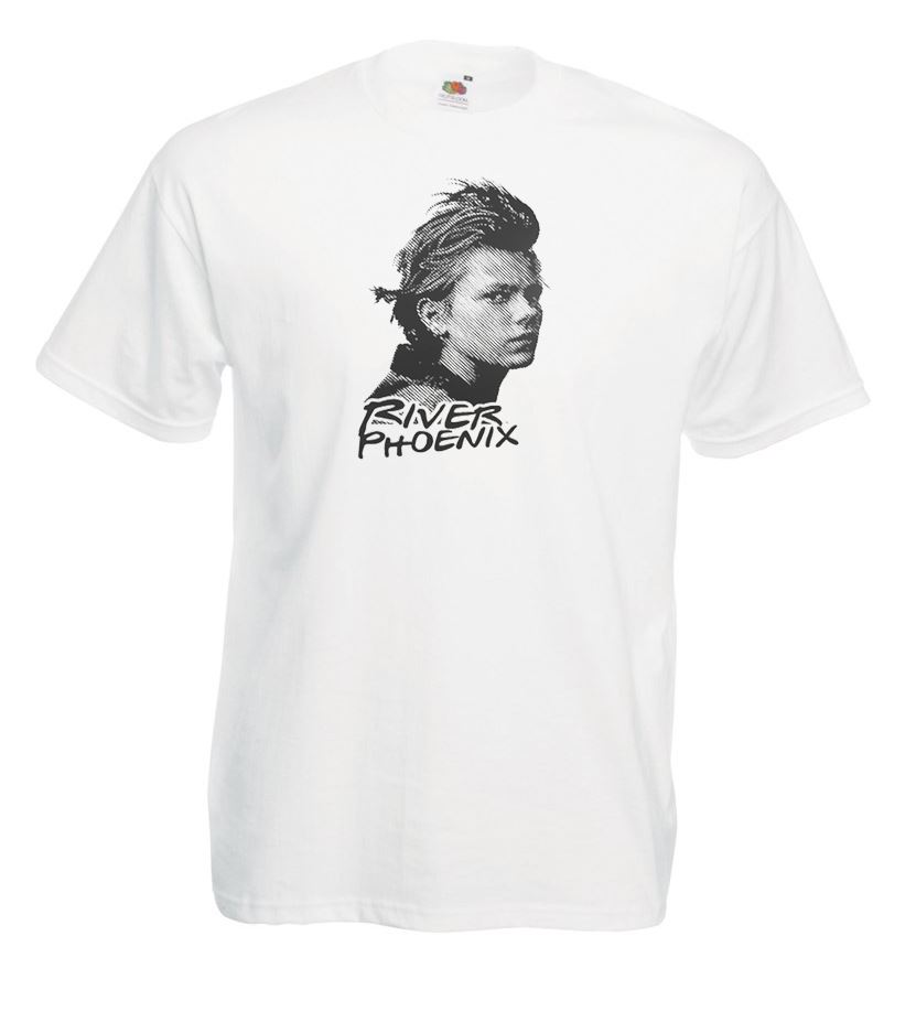Adults Erik Orr River Phoenix Stand By Me American Actor Unisex White TShirt 2XL