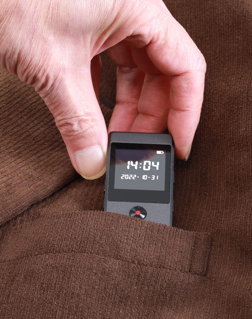 Kiyoraka Color Voice Recorder with Screen and Can Record Smartphone Calls Compact and Cool GT-S01 "Voice DX" Easy-to-read Portable, Convenient,