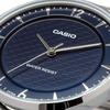 Casio Analog Quartz Women's Watch LTP-VT04D-2A Navy Blue Metal Band Imported Model