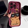 Cute Capybara Case for Apple iPhone 14 Pro 16e 14 XS XR 12 Mini 16 Plus 11 15 Plus 11 13 Pro MAX Soft Cover