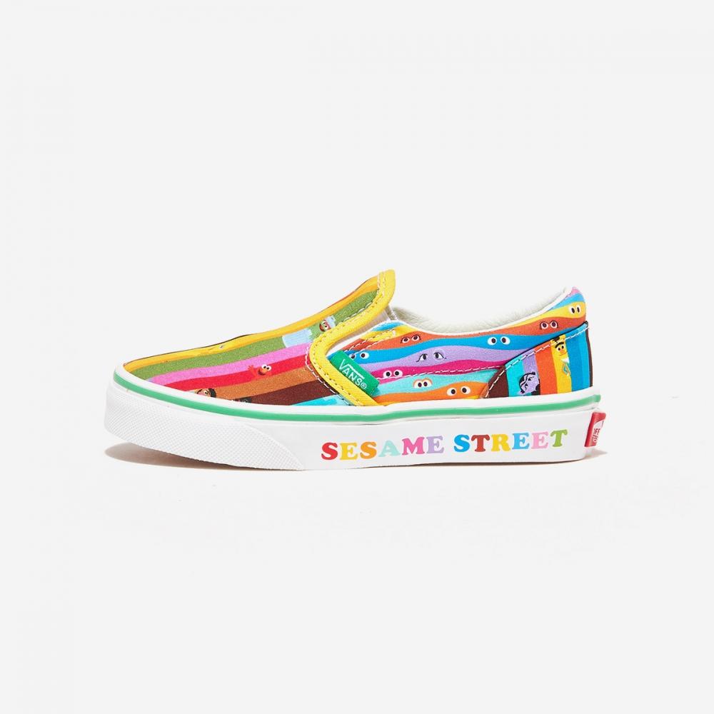 

Vans [Vans x Улица Сезам] Классические слипоны VN0005WWBMC-SESAME STREET MULTI