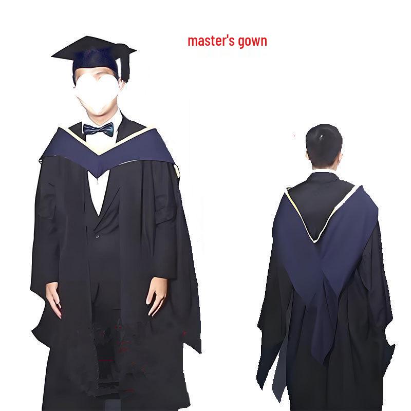 Выпускные и академические мантии HKU: Магистерская, Бакалаврская, Докторская, Школьная форма, Формальная студенческая одежда S