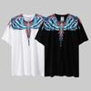MB Gradient Wings T Shirt Men Women Loose Casual Short Sleeve Tee