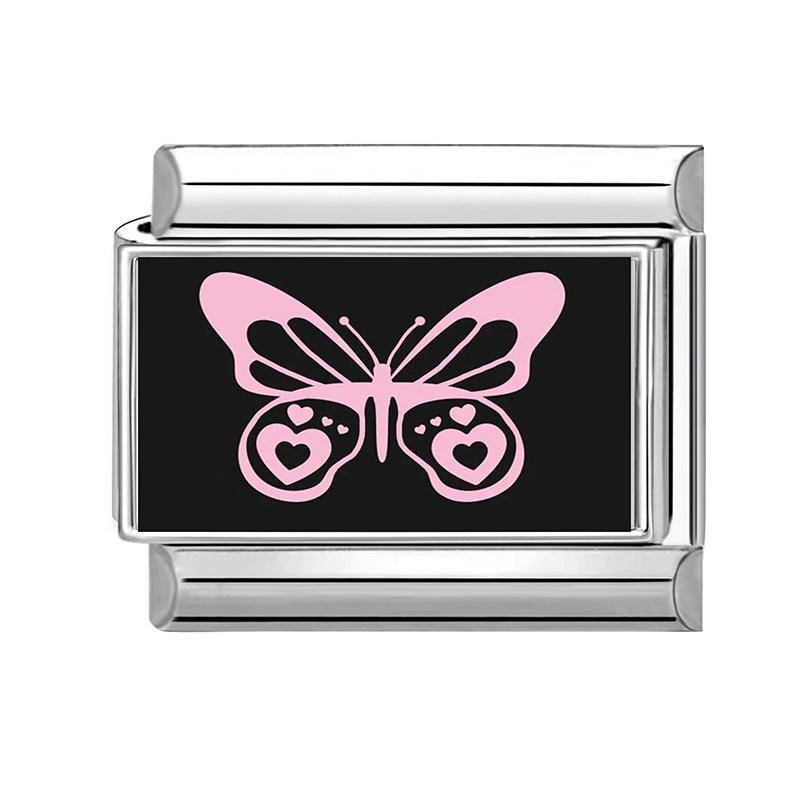 

New Creative Text and Number 2026 Design Italian Charm Links Fit 9mm Stainless Steel Bracelet Women DIY Making New Year Gift