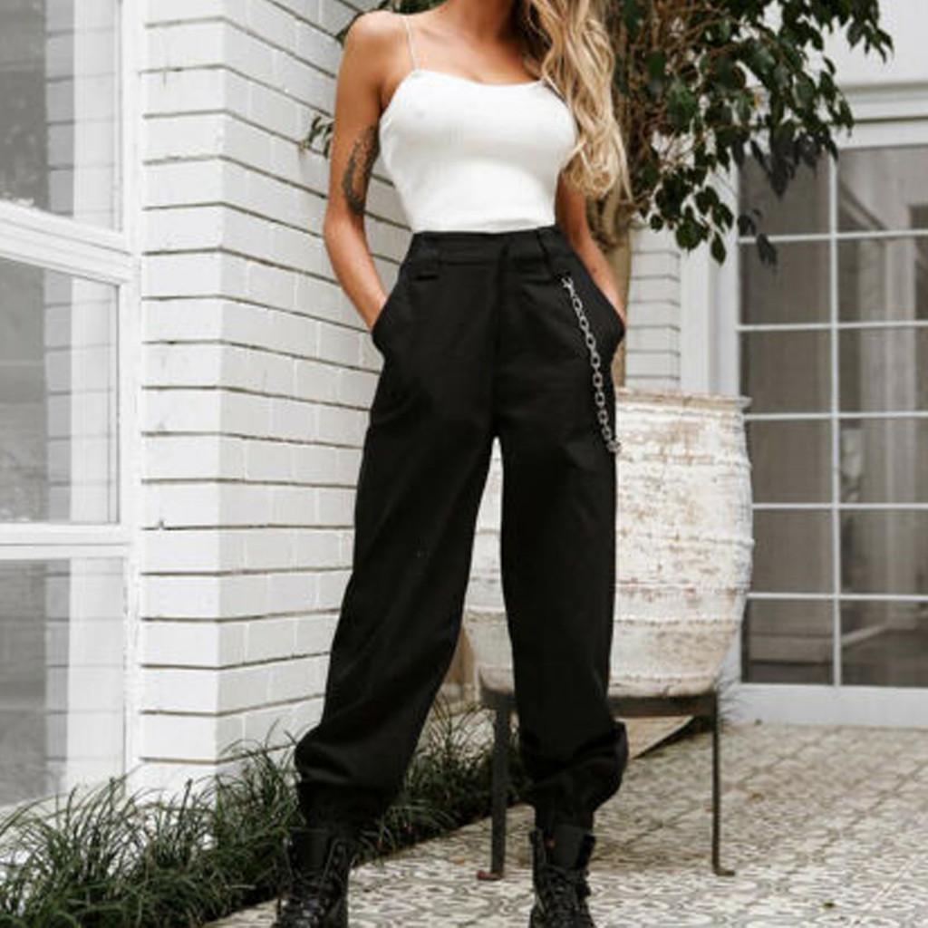 Buy Womens Cargo Trousers Military 
