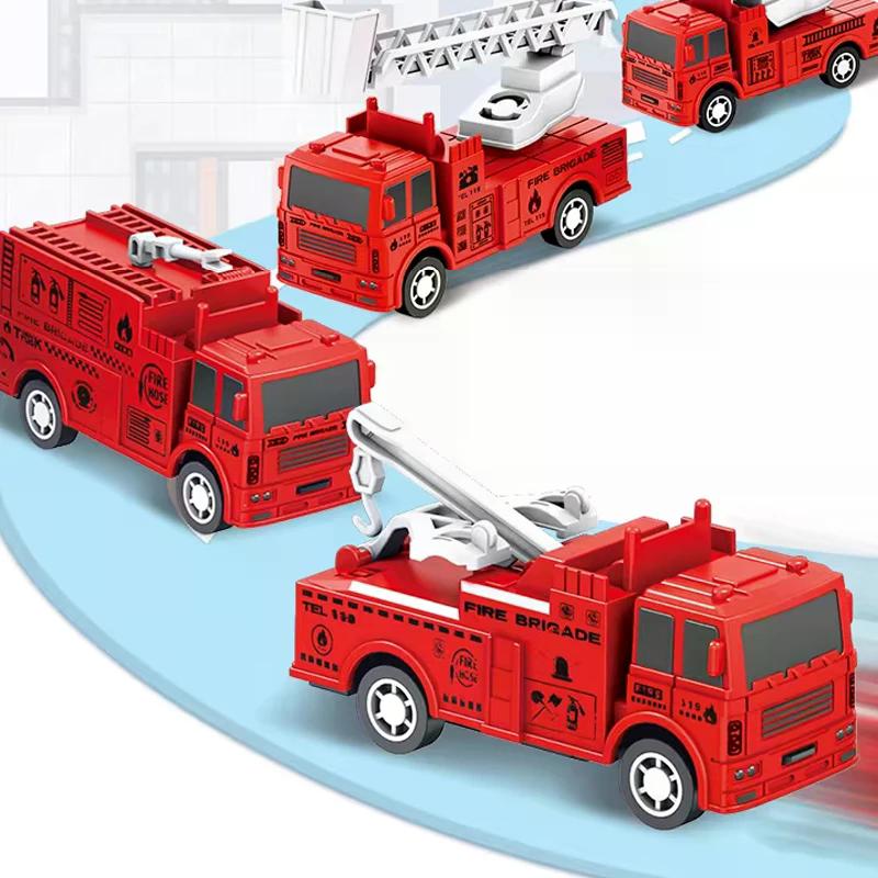 1Pcs Kids Toy Car Inertia Sanitation Truck Models Pull Back Engineering Vehicle Boys Toys For Children Ideal Gifts For Boys Kids
