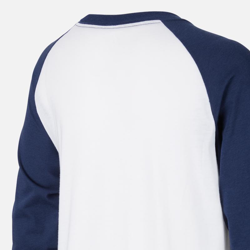 Nike X MLB Collaboration Kids New York Yankees Letter Logo Printed Color Block Three-Quarter Sleeve T-Shirt Kids Tops White DX5243-100