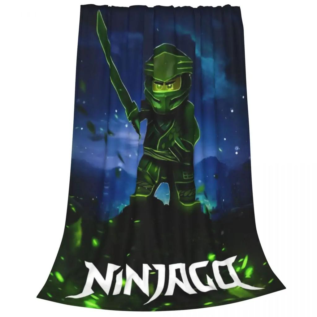 N-ninjagos Coral Fleece Plyšová deka Přehozy na postel pohovku Super měkké přehozy na postel