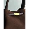 Exquisite Retro Large Capacity Wing Dumpling Tote and Crossbody Bag