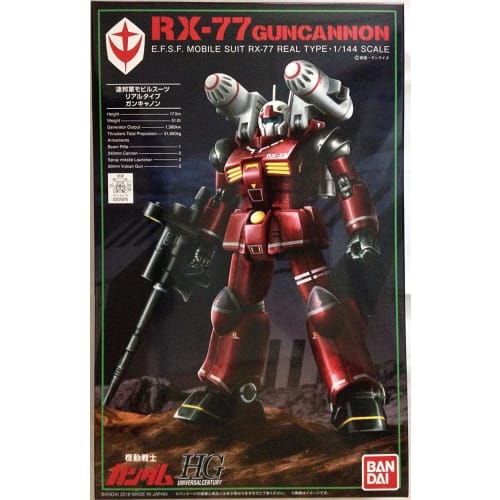 Bandai HGUC 1/144 Guncannon 21stCENTURY REAL TYPE Ver.