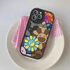 T-Takashi Flower M-Murakami Silicone Phone Case For IPhone 16 15 14 13 12 11 Pro Max Mini Leather Soft Cover
