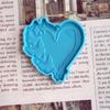 Resin Casting Keychain Mold for Butterfly Heart Shape Silicone Mold for Epoxy Re