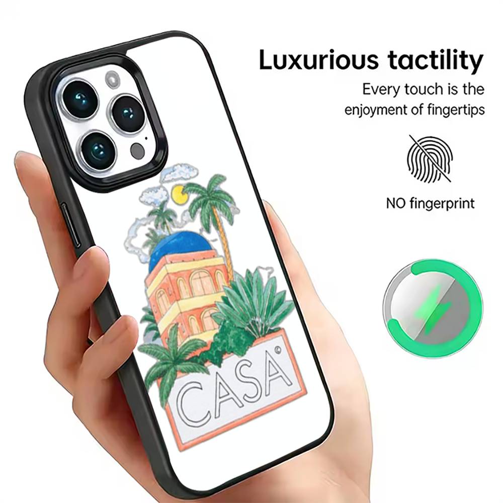 

Hot Fashion C-casablanca Phone Case For iPhone17,16,15,14,13,12,11 Plus,Pro Magnetic For Magsafe Wireless Charging iPhone17Air