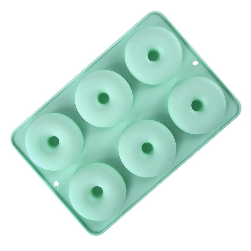 Silikonowa Okrągła Forma DIY Muffiny Ciasteczka Donut Fondant Forma do Pieczenia Nieprzywierająca Forma do Puddingu Ciasta Narzędzia do Pieczenia Czekolady