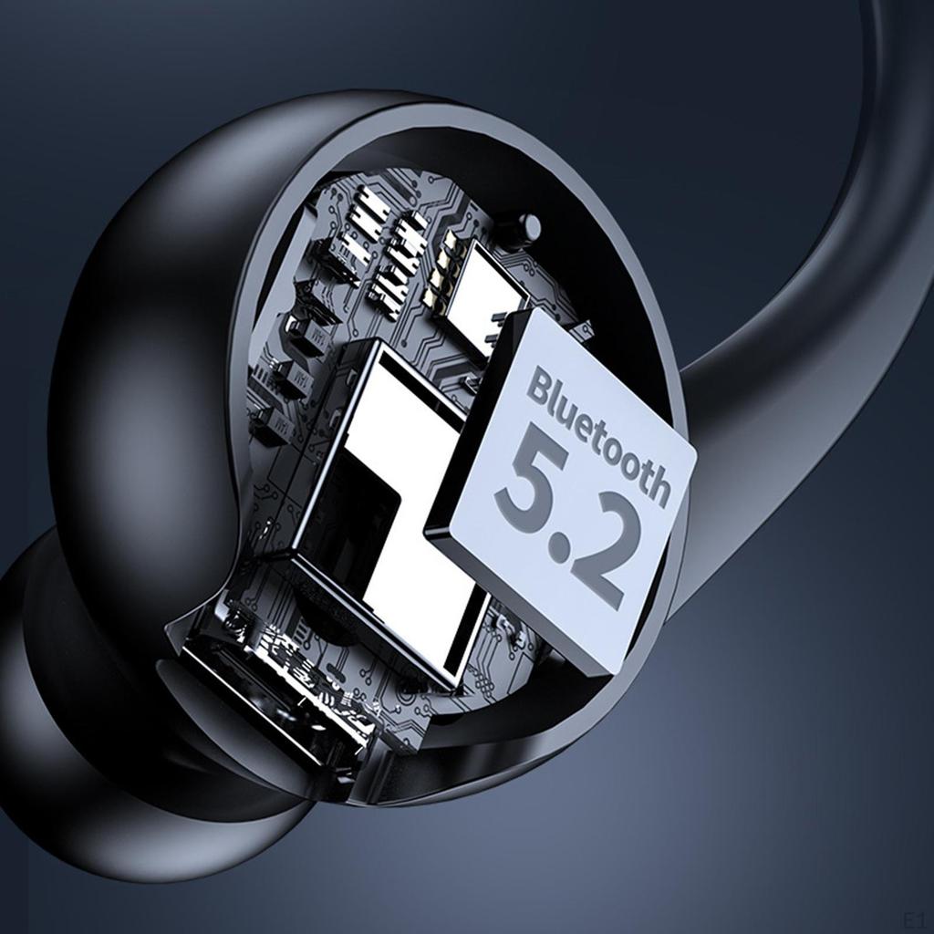 Single Earphone of hook Waterproof Sweat-Resistant Noise Cancelling Business Headset for