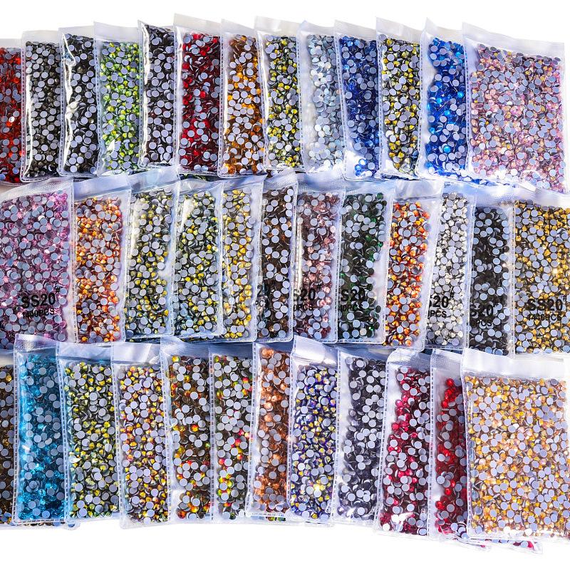 Eight Big And Eight Small Imitation Austrian Glass Hot Glue Bottom Hot Diamond Rhinestone Diy Clothing Accessories