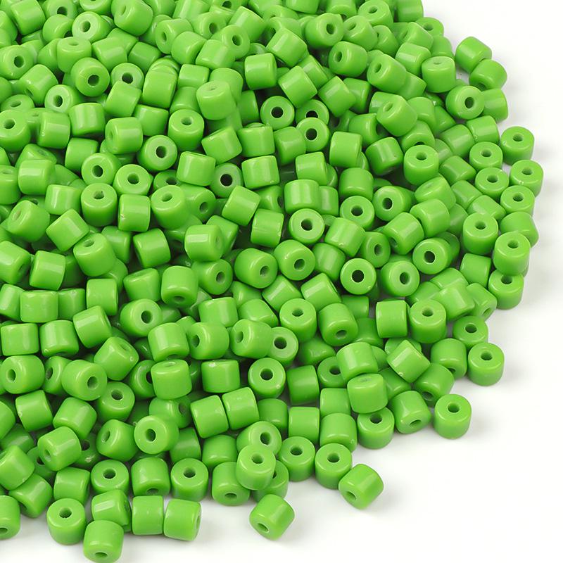 Bunte zylindrische Acrylperlen zur DIY-Schmuckherstellung